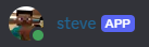 O bot steve ficando online no discord